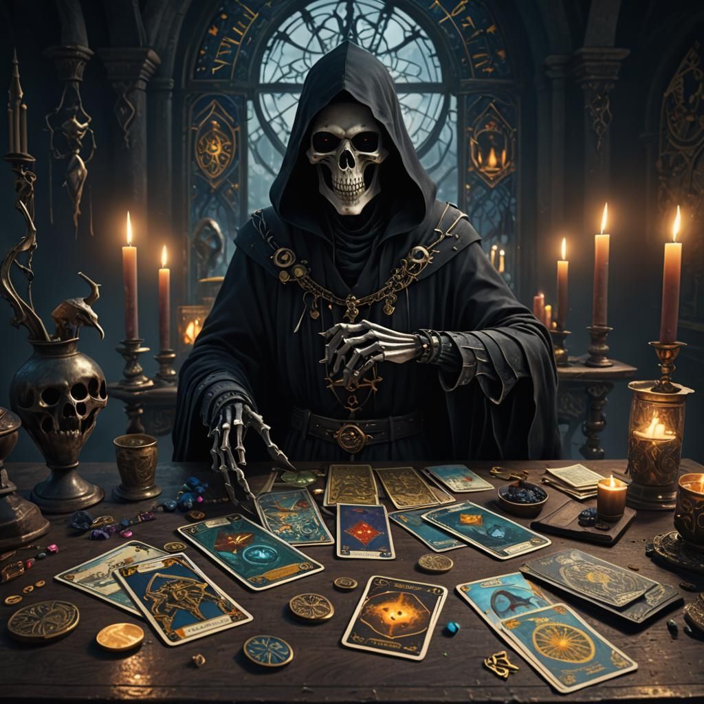 Grim Reaper Tarot Card Reader
