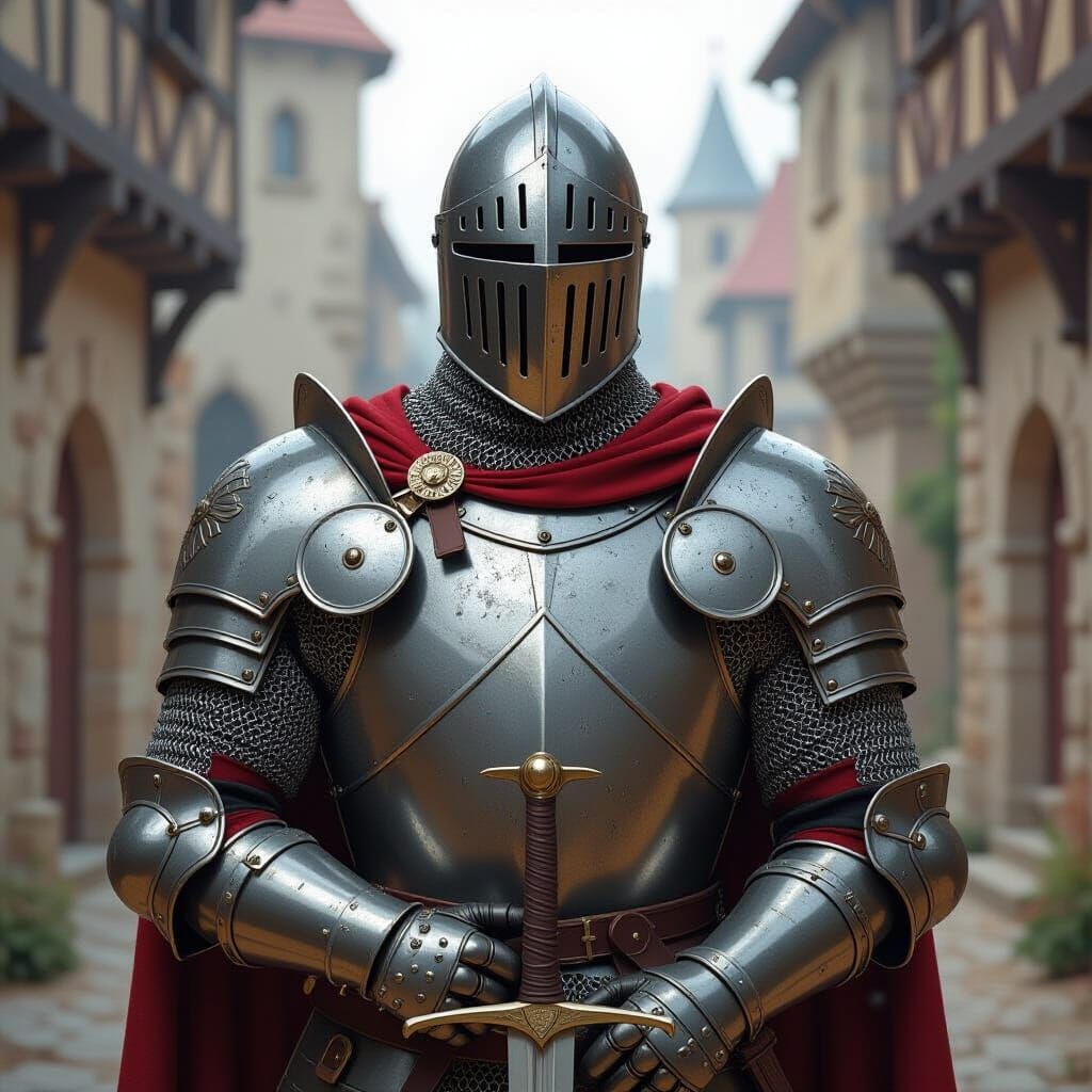 Handsome Knight in Shining Armor, Medieval Setting