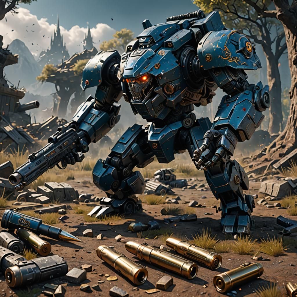 10 Tyndbolt on Ground with Ammunition