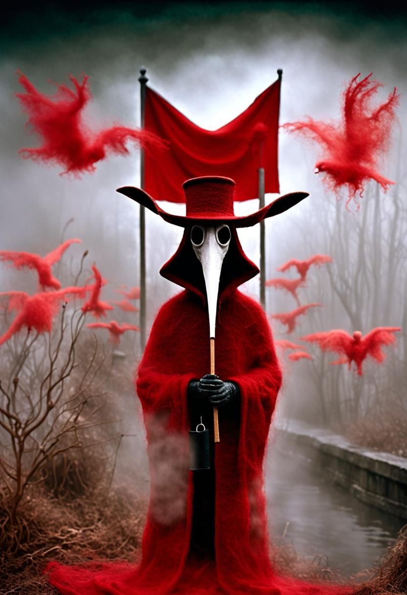 Plague doctor, red edition