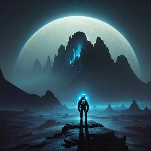 Robots and Astronauts Explore Alien Planet in Cinematic Sci-...