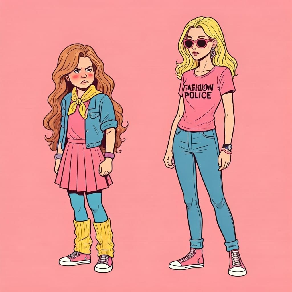 Brittany's 80s Rage: Pop Art Fashion Showdown