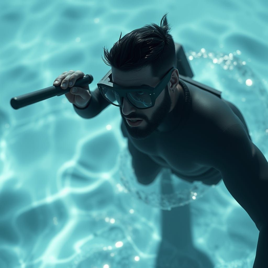 Men in Black Explore Futuristic Ocean Depths