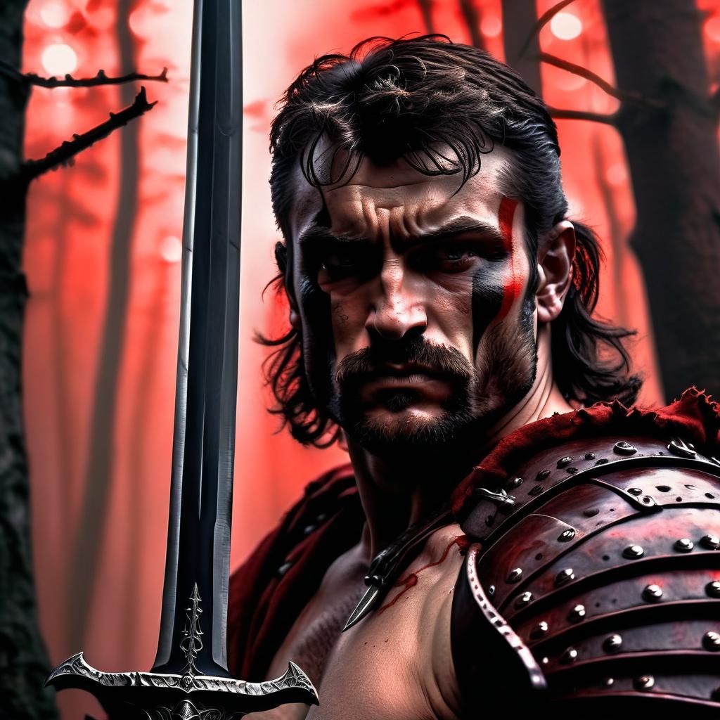 Brennus: Dark Fantasy Portrait of a Gallic Warrior