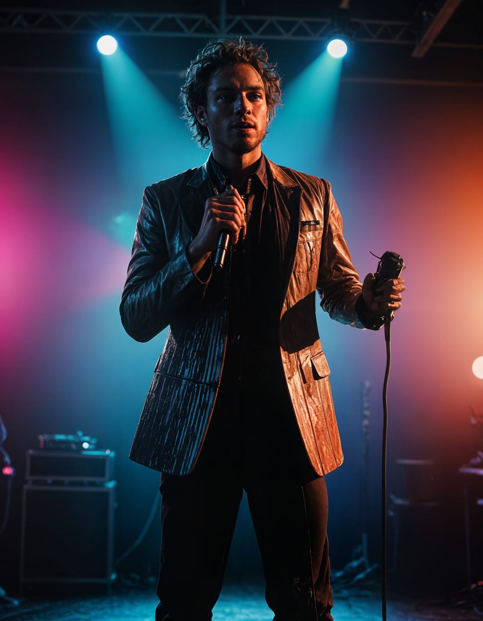 New Zealand Surfer/Model Performing on Stage