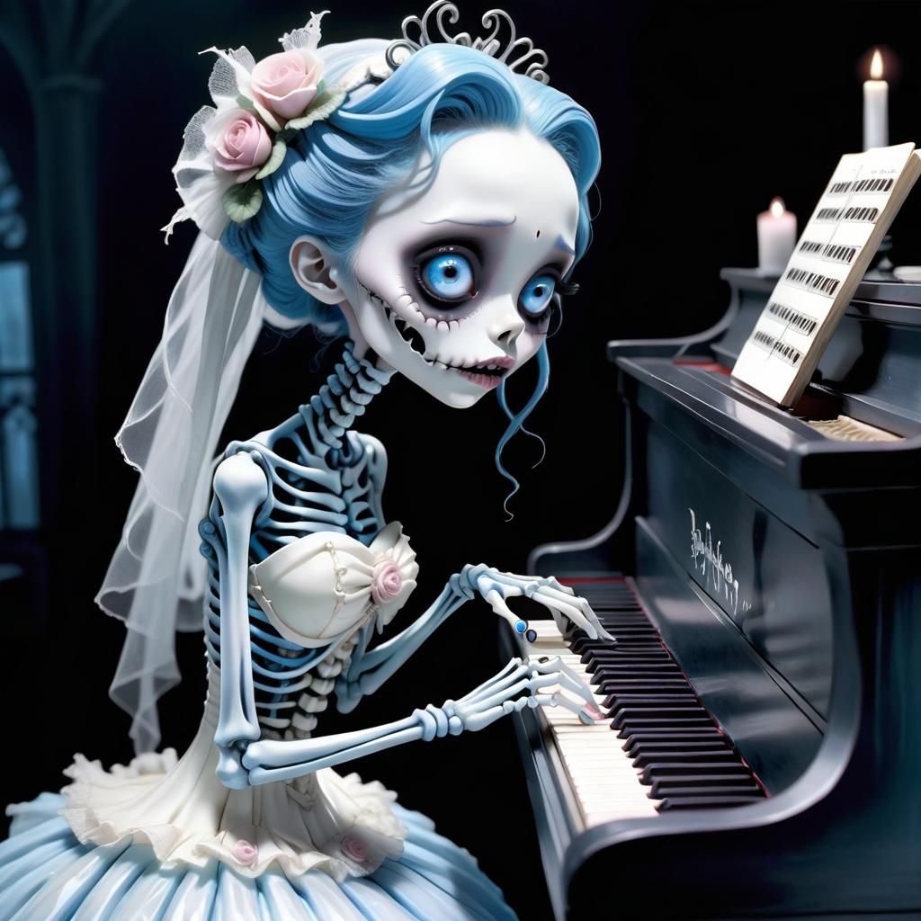 Inspired by Tim Burton anime movie Dead bride