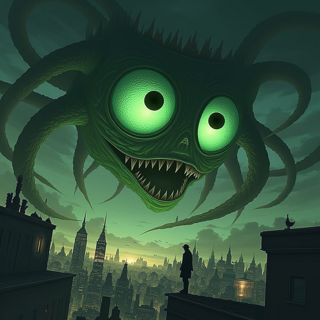 Radioactive Kaiju Attacks New York City