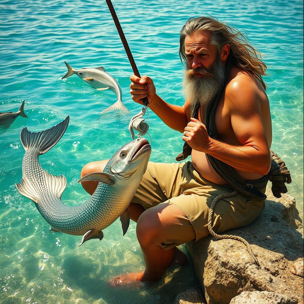 Surreal Mermaids Caught in a Dreamlike Scene