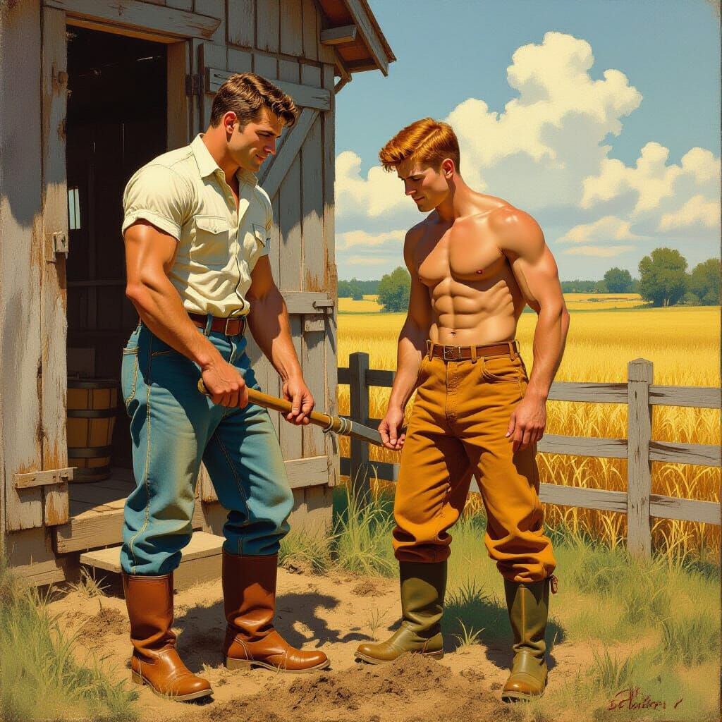 Clark Kent and Jimmy Olsen: Farm Life
