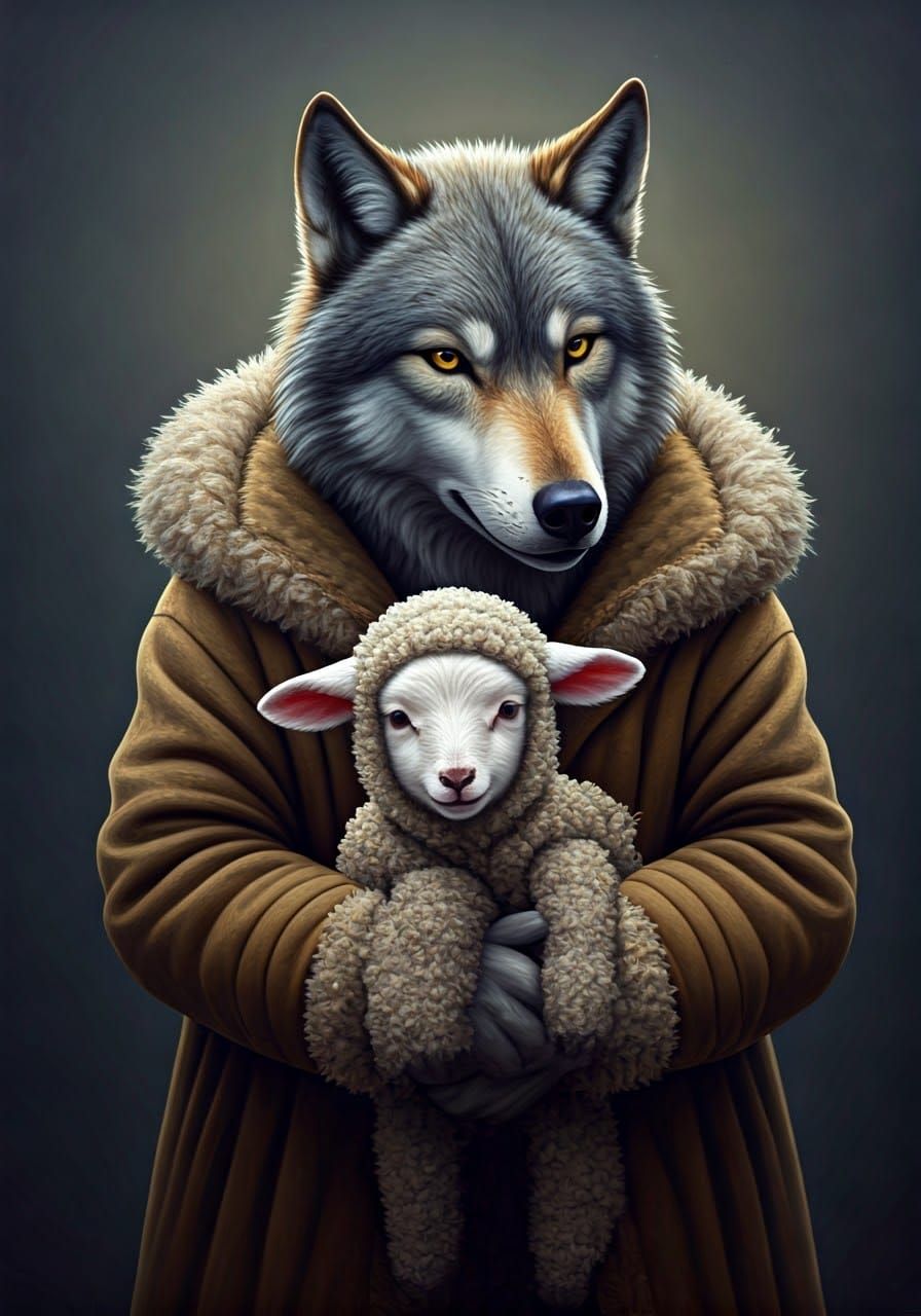 A Wolf in Sheep's Clothing, a Surreal Surrender of Identity