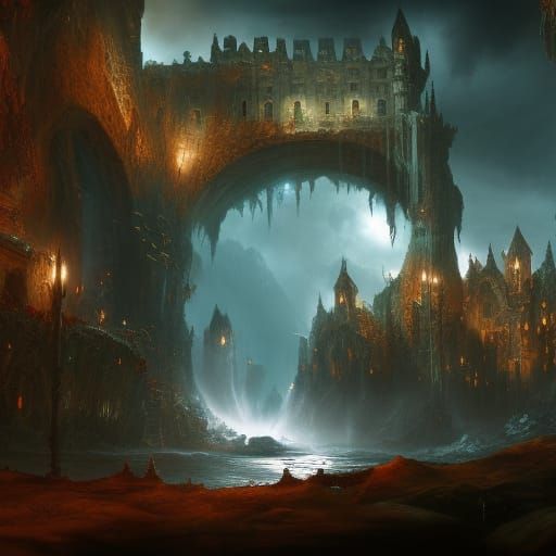 Castello sulla cascata