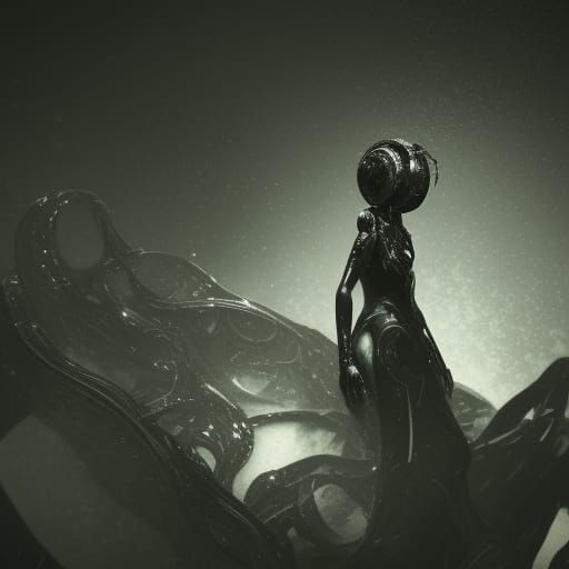 Depression: Swirling Liquid Fantasy Art