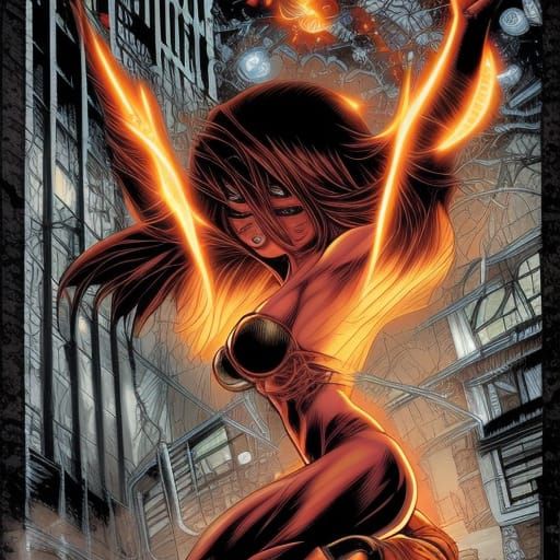 Satoshi as Comic Book Art