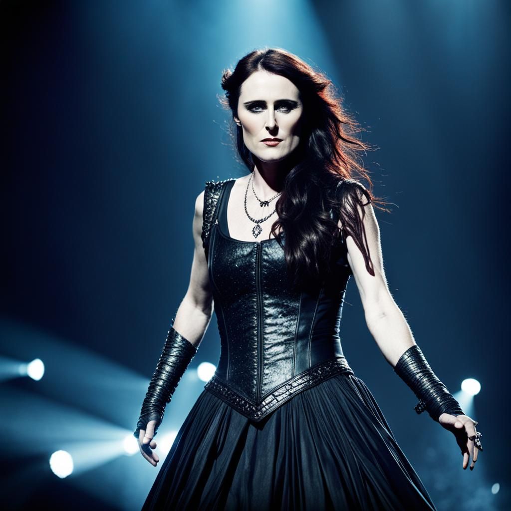 Demonic Warrior Woman Resembling Sharon den Adel