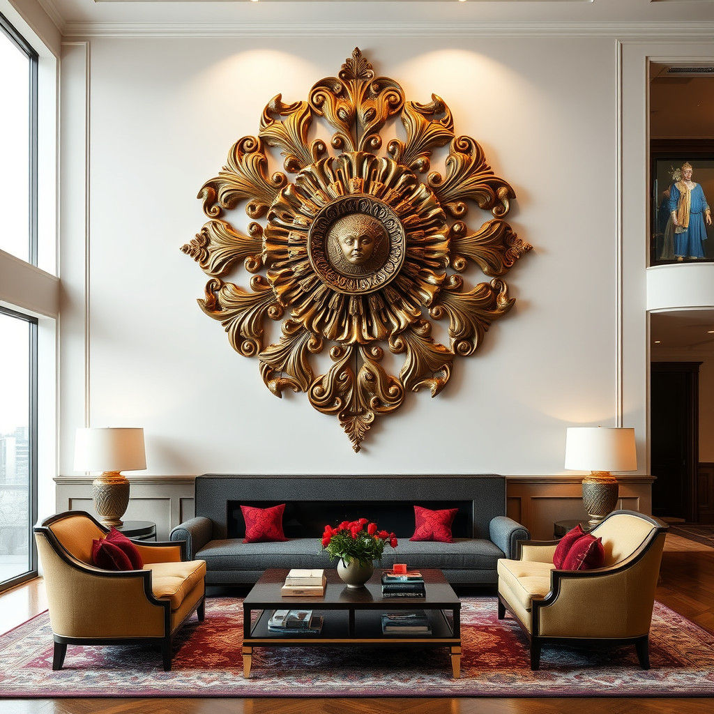 Opulent Mansion Wall Art for Grand Interiors
