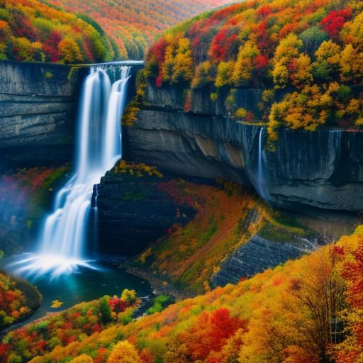West Virginia Mountains in Autumn
