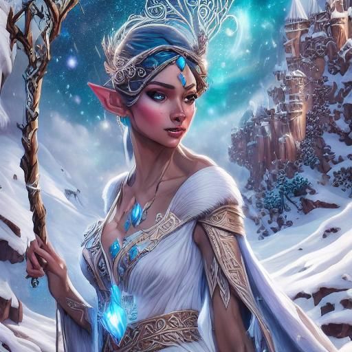 Elf Lady by Shimmering Portal