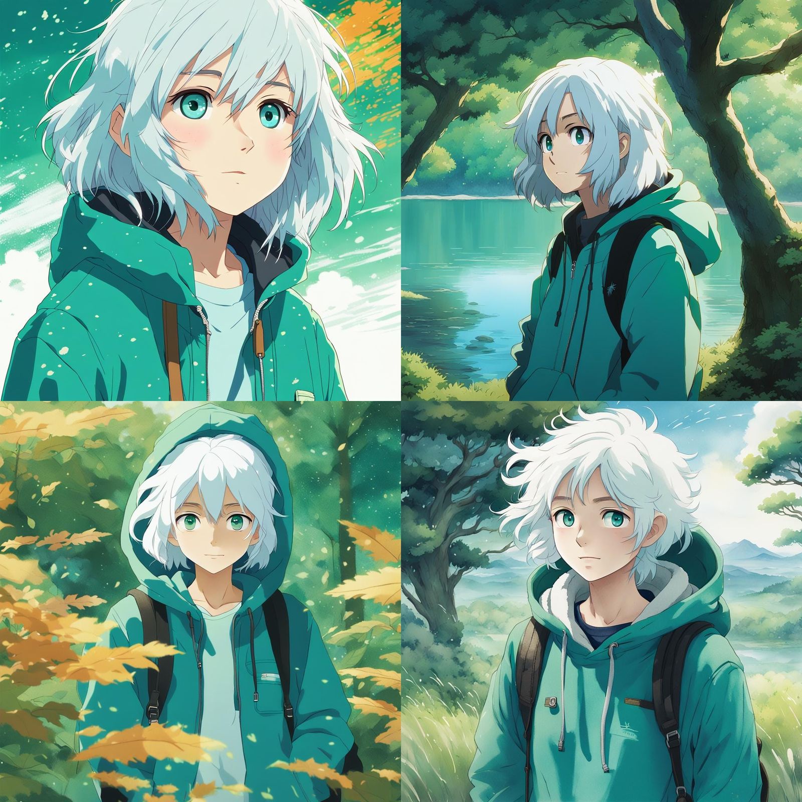 Anime Girl in Studio Ghibli Style