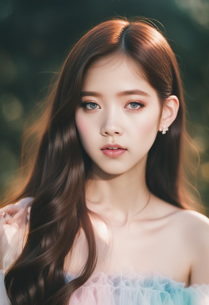 Blackpink in Clouds: Soft Focus Pastel Watercolor