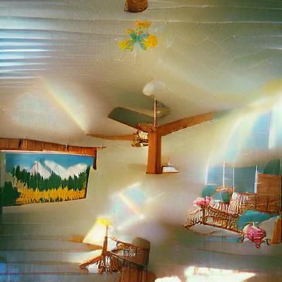 Dreamcore: 1970s Grandma's Cabin in Sunshine