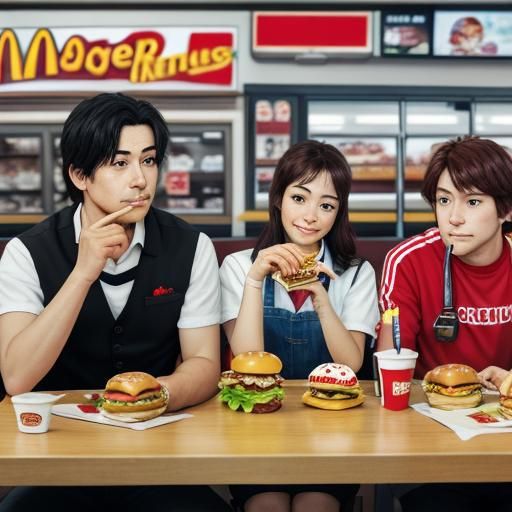 Burger King, McDonalds & Wendy's at Hardee's
