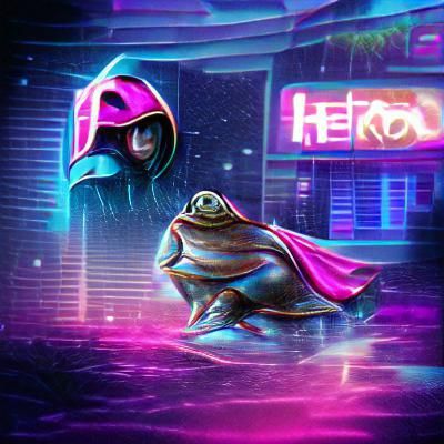 Hero hooded Frog