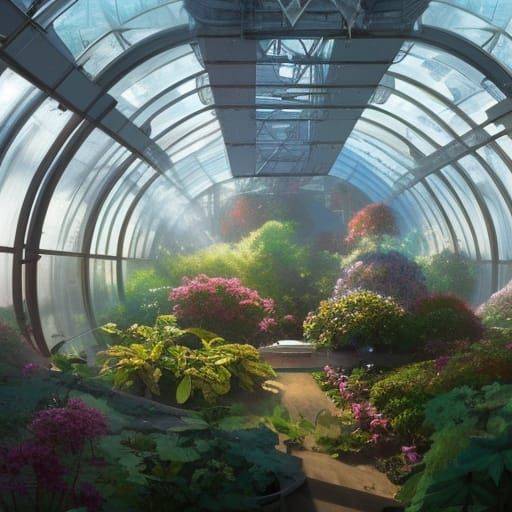 Orbital Greenhouse: Space Station Ecosystem in Earth Orbit