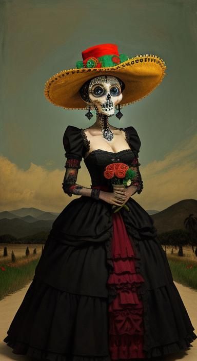 La Calavera Catrina: Day of the Dead Surrealism