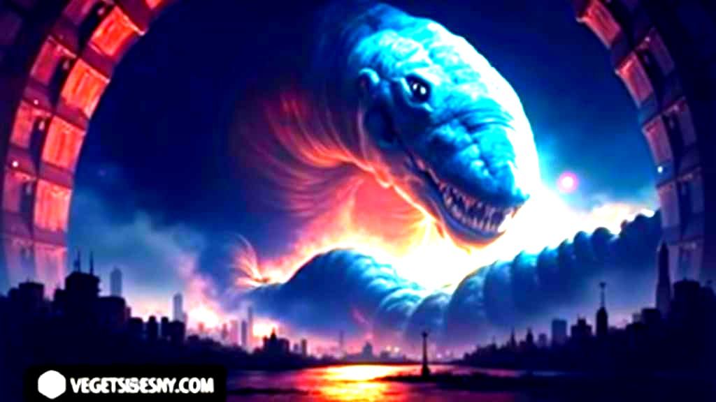 Giant Monster in Epic Fantasy Style