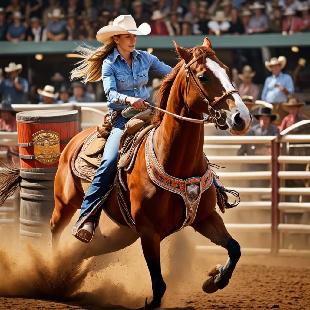 Barrel Racing …
