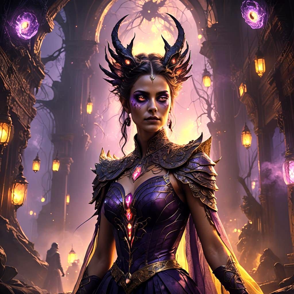 Fantastical Discovery: Detailed Matte Painting in Deep Color