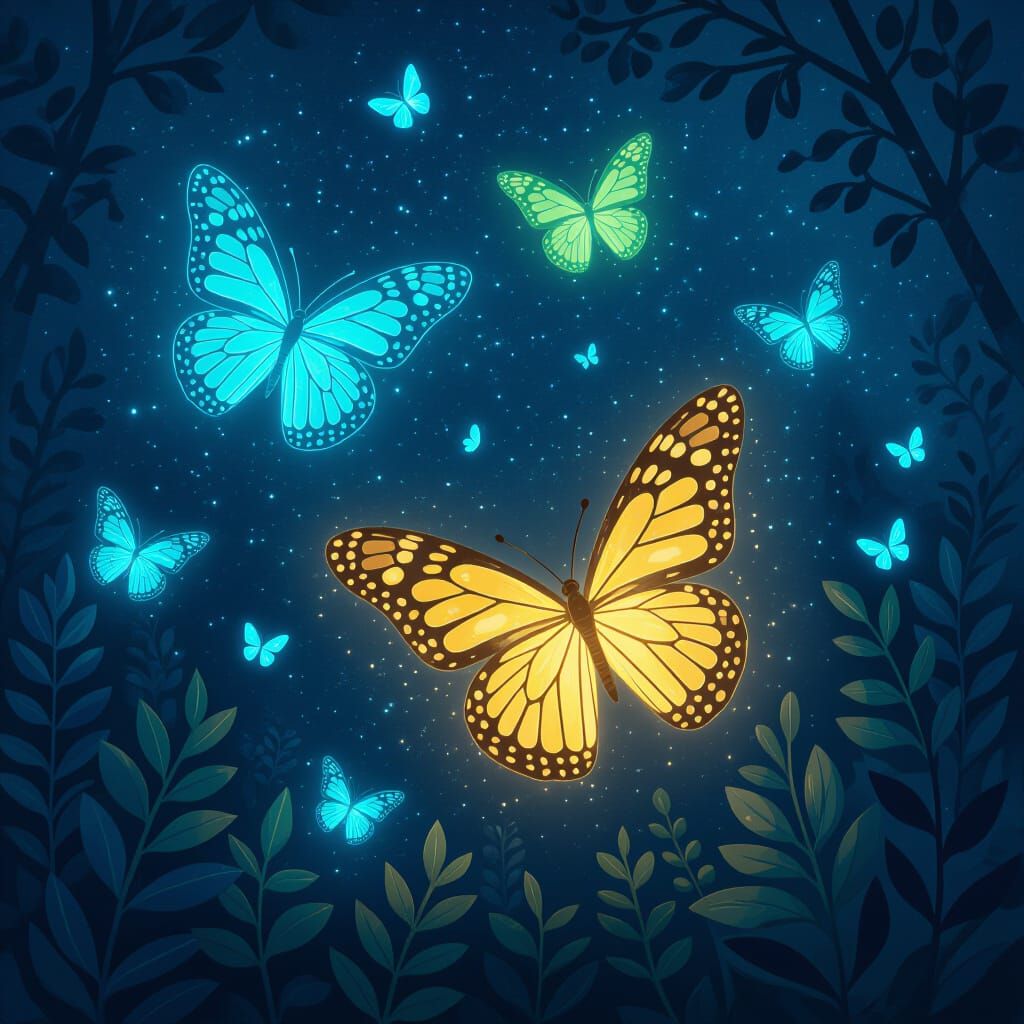 Bioluminescent Butterflies Carry Secrets of Forgotten Myths