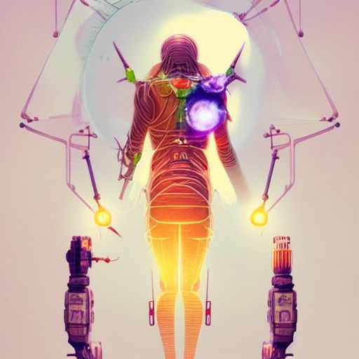 Tao of Medicine: Digital Illustration in Vibrant Colors