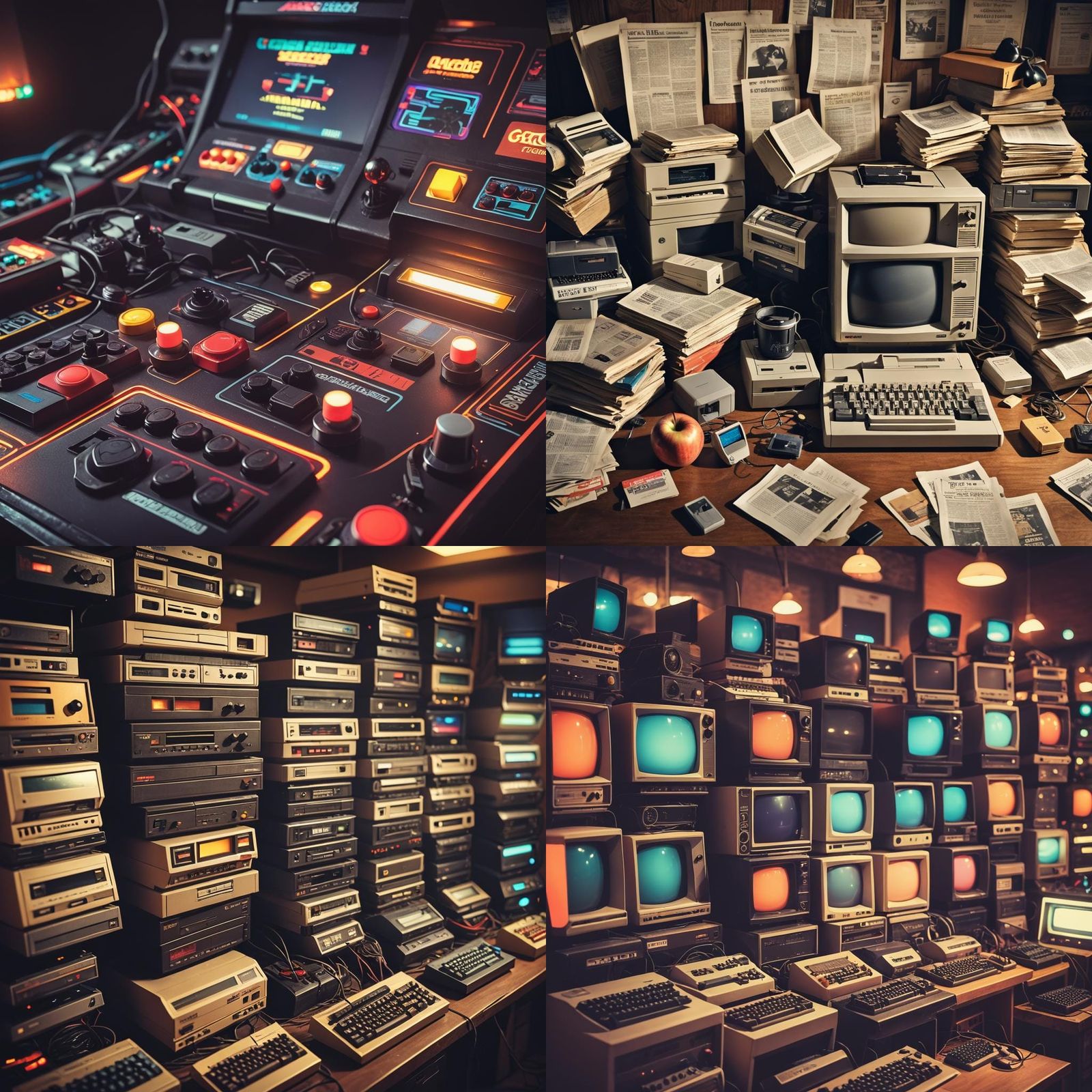 Retro 80s Computer and Console Collection