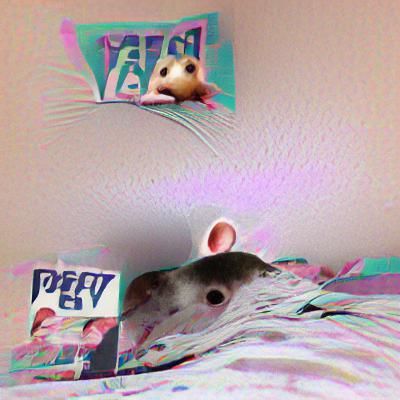 AI Generated Image of a Peeby Rat