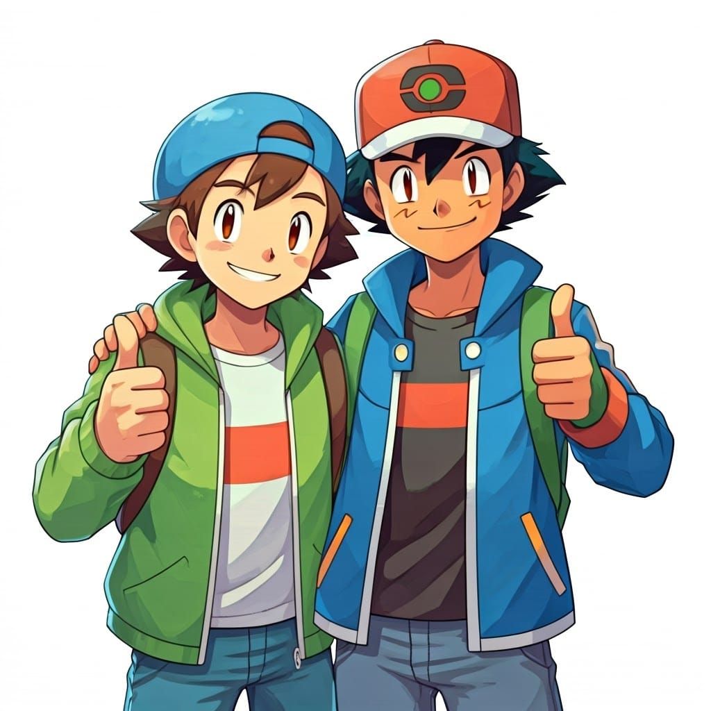 Ash Ketchum and Ritchie