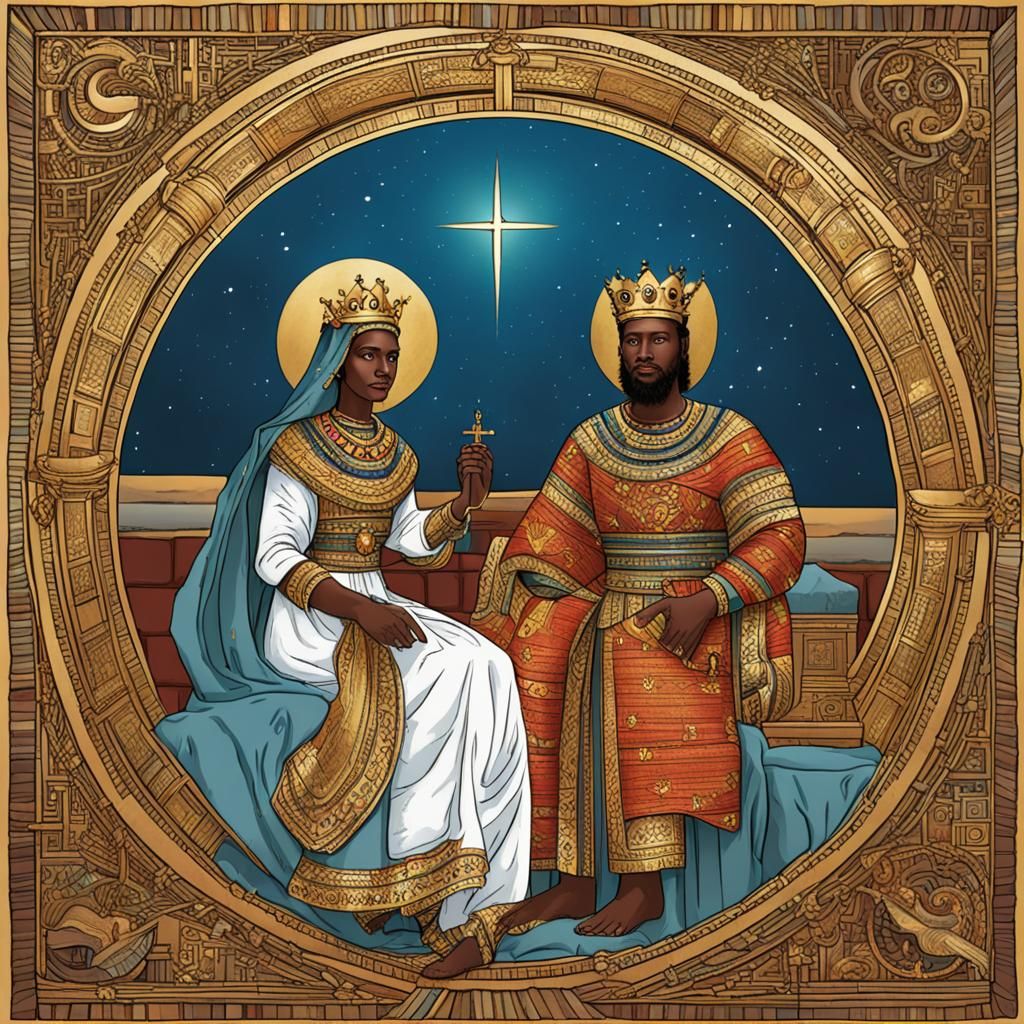 Queen Esther and King Ahasuerus