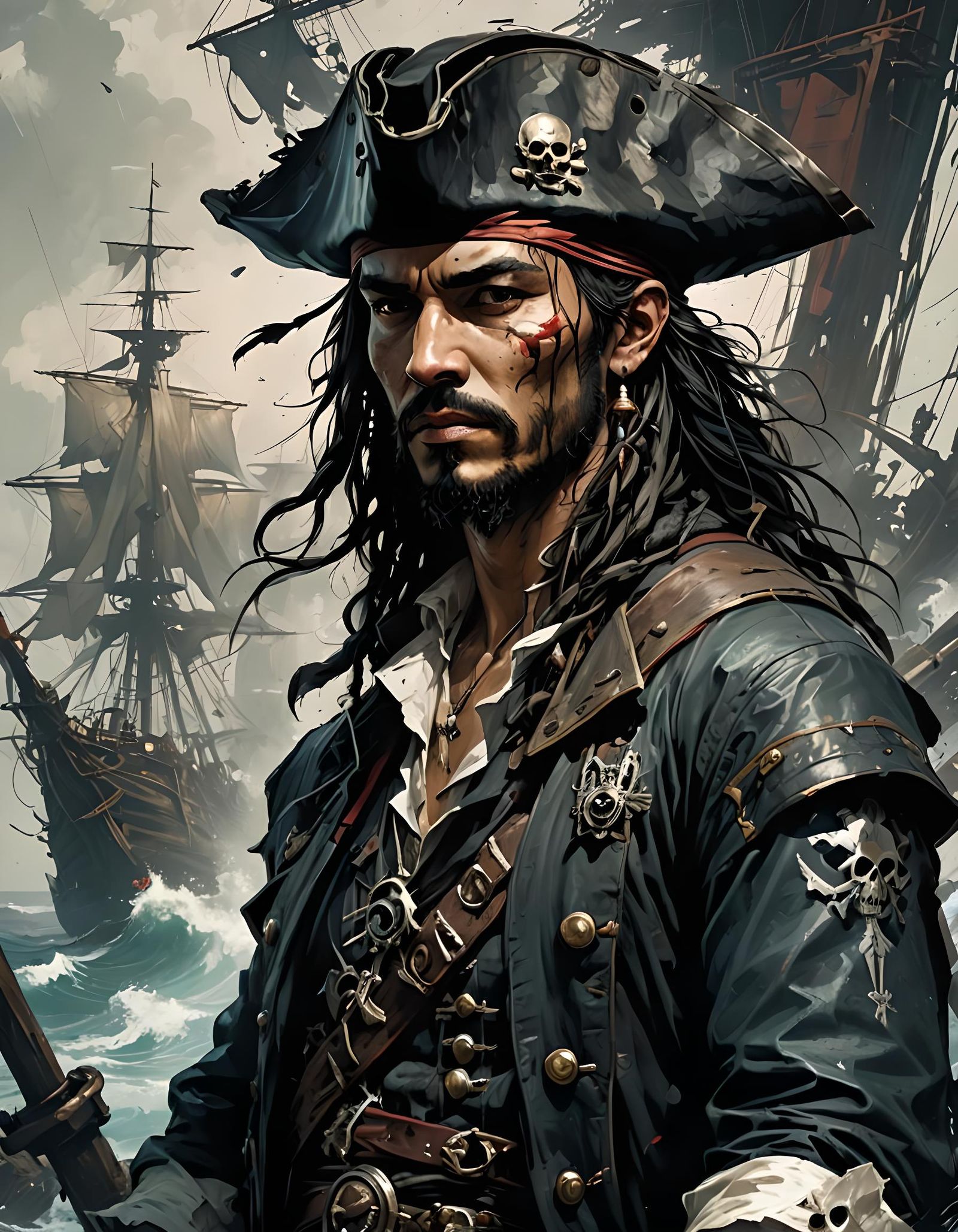 Edward Teach, better known as "Blackbeard" ...