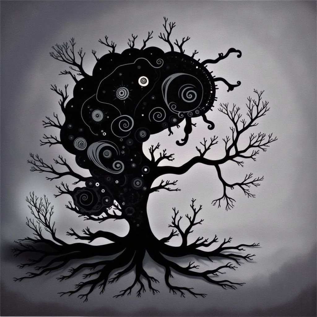 Whispering Cicada in Darkened Shadowbox