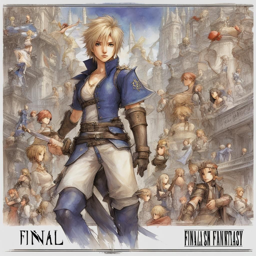 Final Fantasy Inspired Fantasy Scene