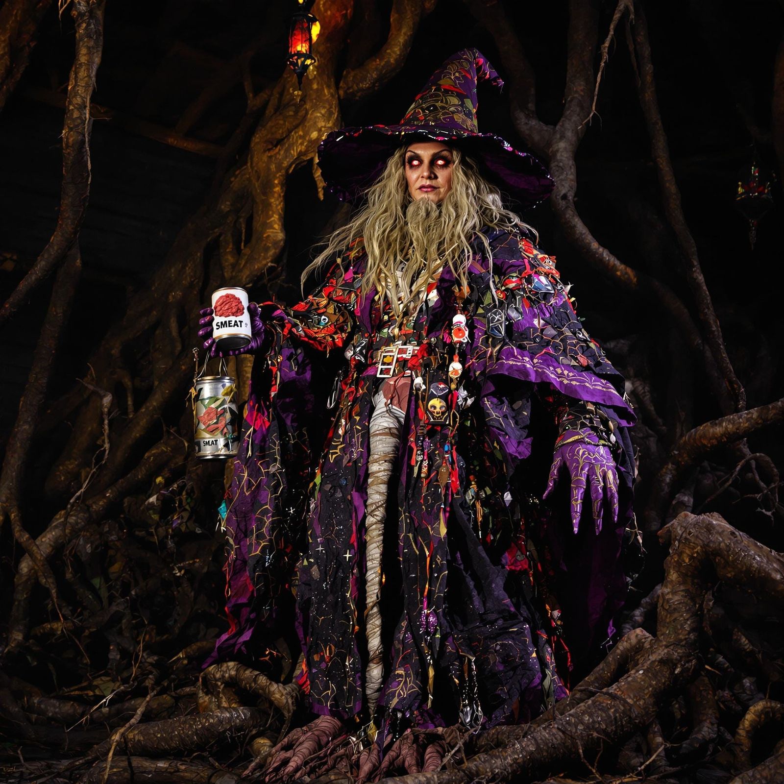 Baba Yaga Portrait with SMEAT, Fantasy Art