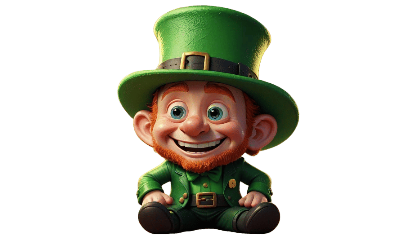 Crying Leprechaun in Pixar 3D Style