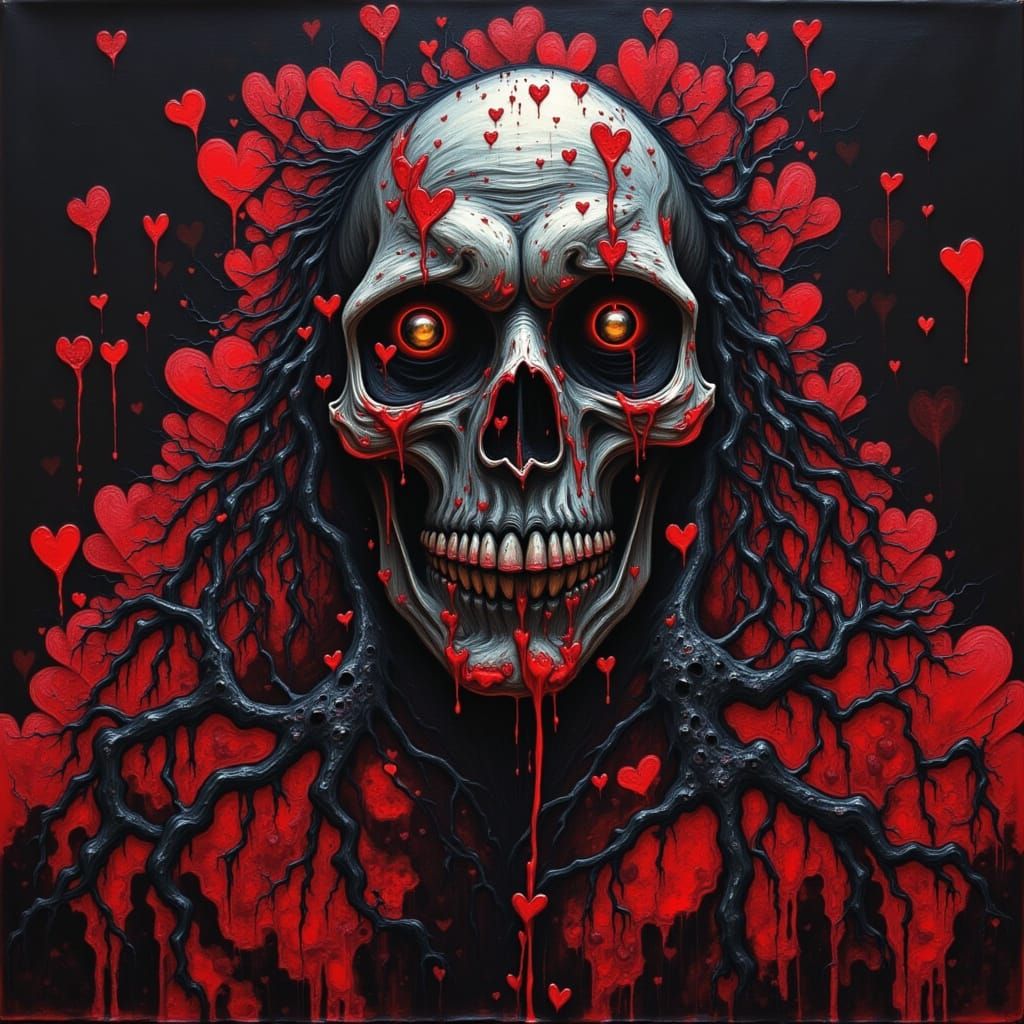 Dark Valentine's Curse in Baroque Style
