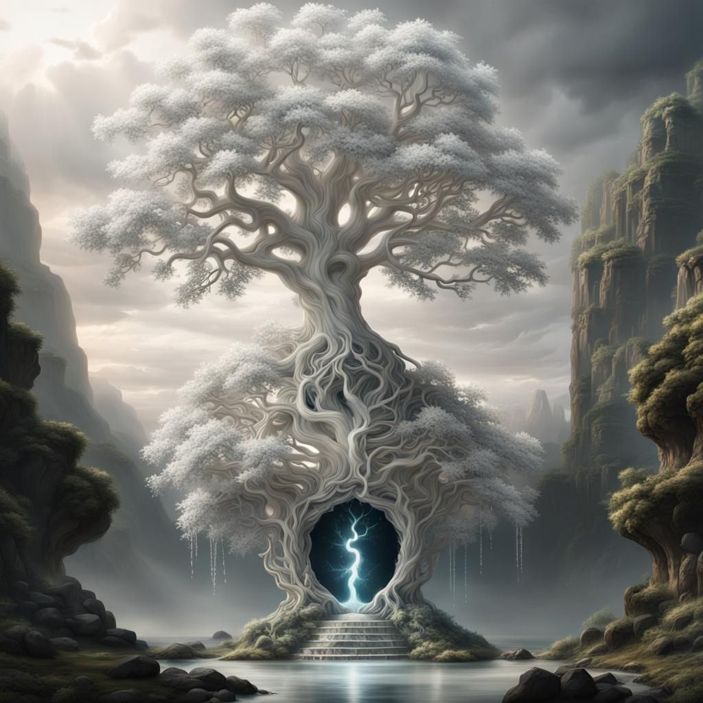 White Tree of Life: Epic Digital Matte Painting