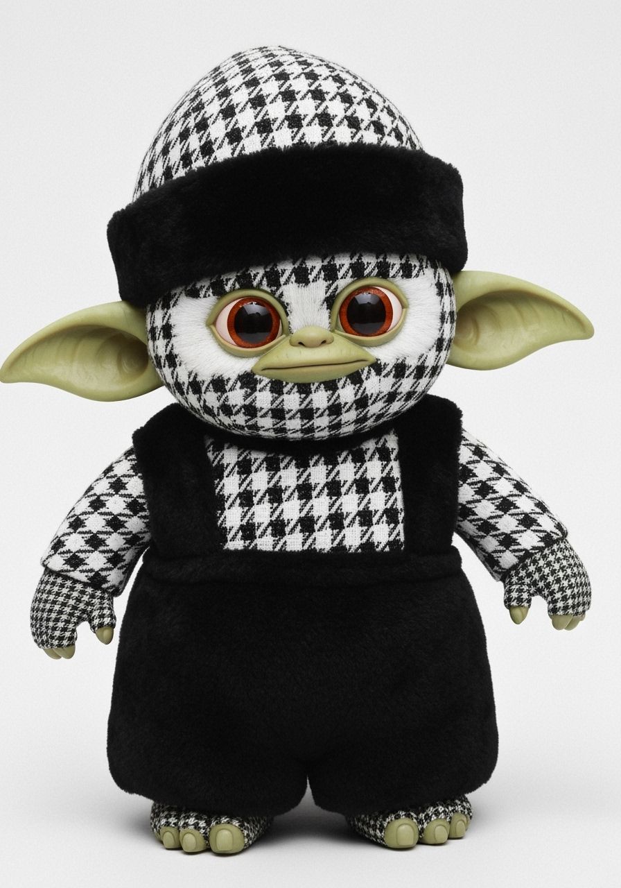 Houndstooth Gremlin at Vegetable Dress-Up Party