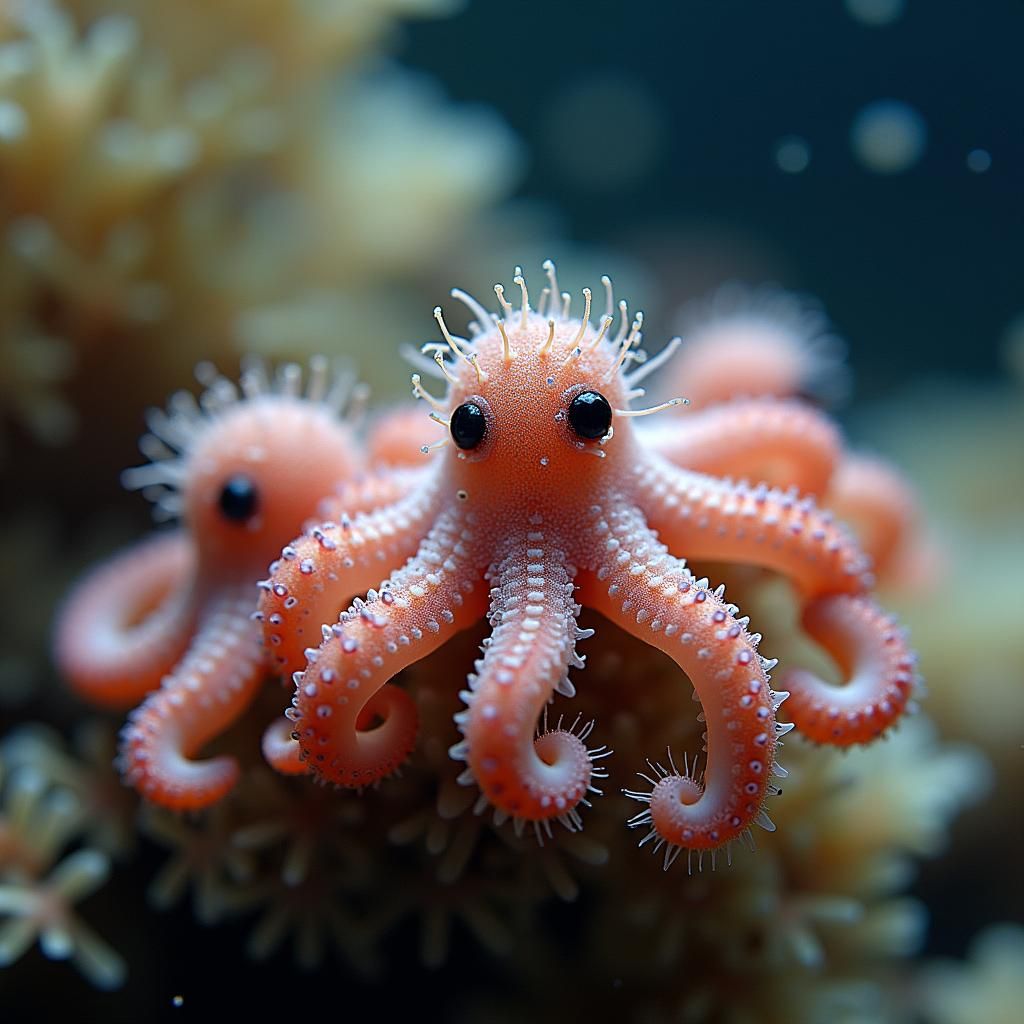 Norwegian Baby Teacup Octopuses: AI Generated Image