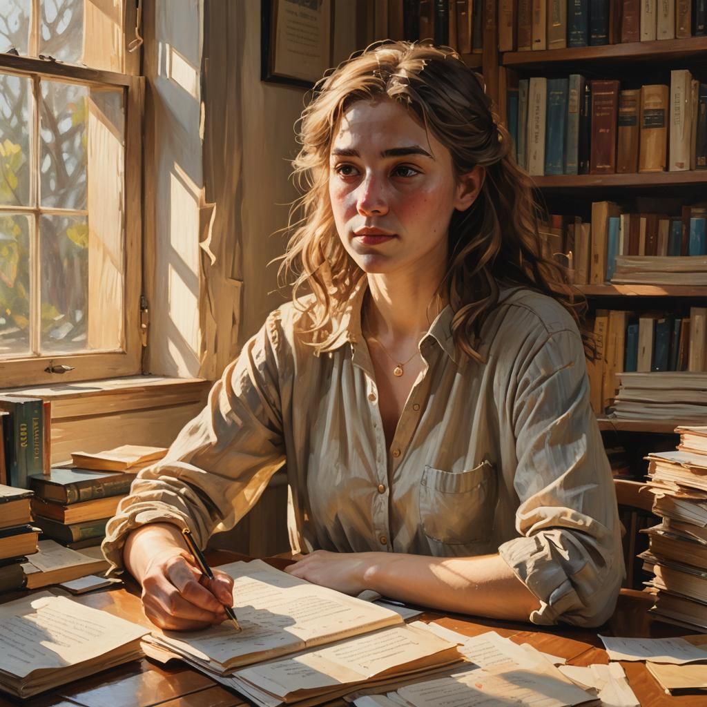 Rembrandt-Inspired Portrait of Lily Lampkin