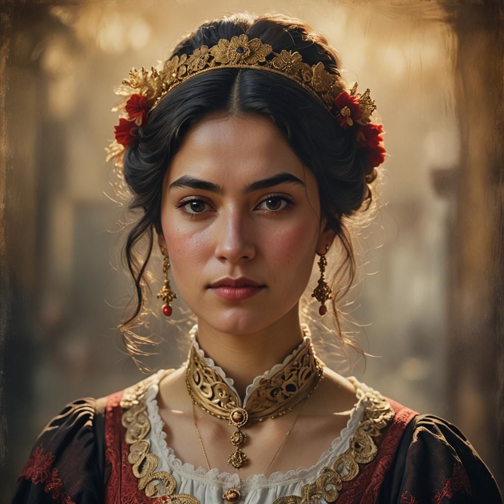 Victorian-Era Portrait of a Chilean Woman