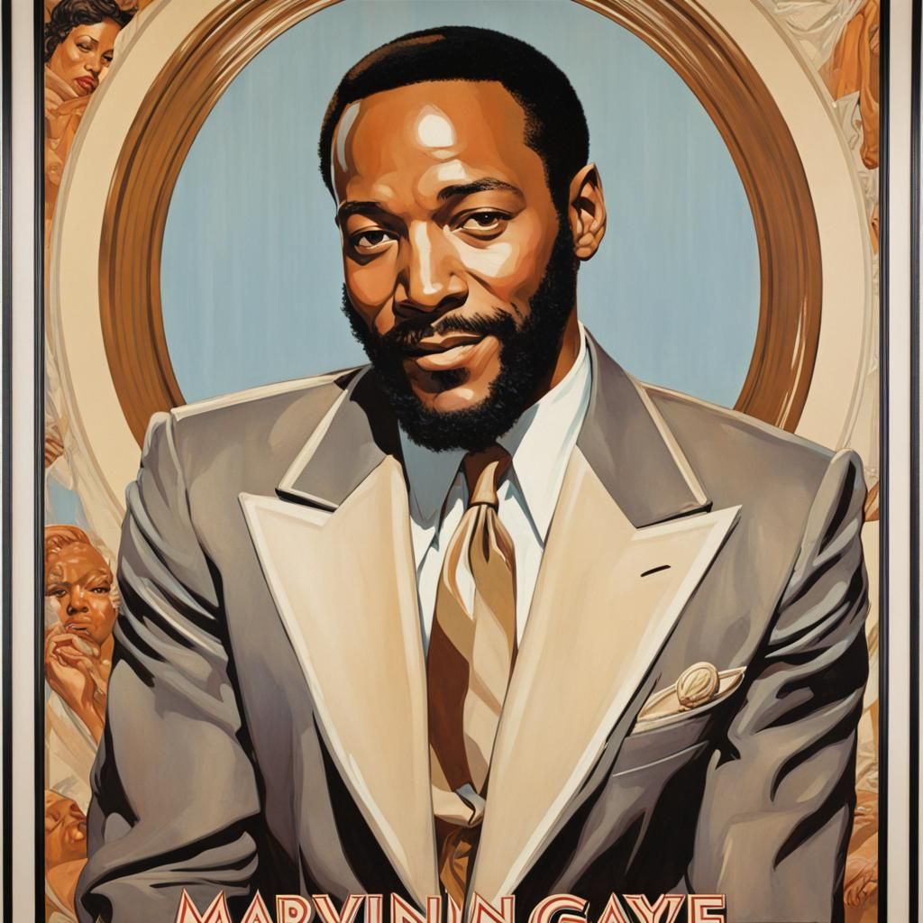 Marvin Gaye WALL POSTER