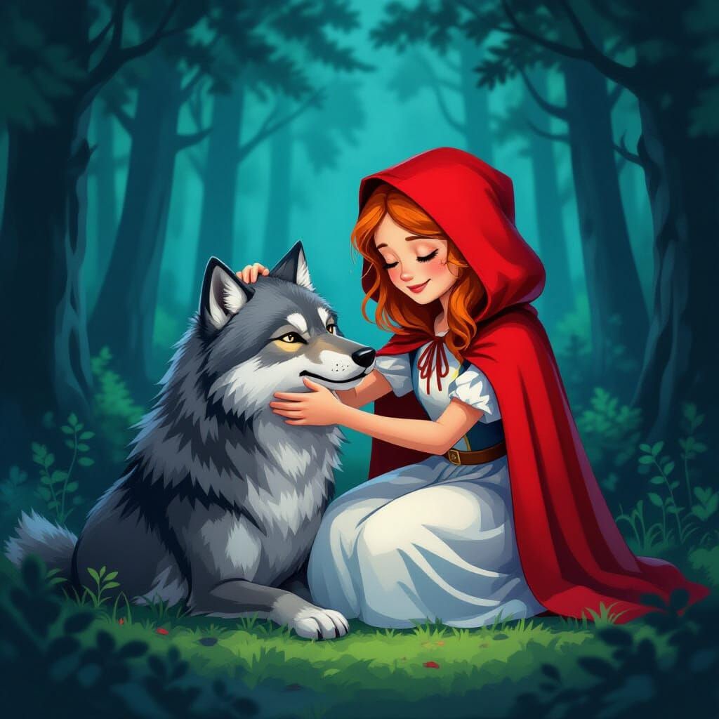 Little Red Riding Hood and the Wolf